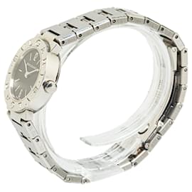 Bulgari-Montre Bvlgari Bvlgari en acier inoxydable à quartz argentée-Argenté