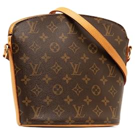 Louis Vuitton-Braune Louis Vuitton Monogramm Drouot Umhängetasche-Braun