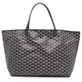 Goyard-Bolsa Tote Azul Goyard Goyardine Saint Louis GM-Azul