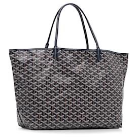 Goyard-Sac cabas bleu Goyard Goyardine Saint Louis GM-Bleu