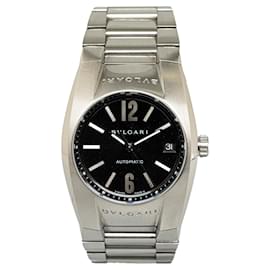 Bulgari-Silver Bvlgari Automatic Stainless Steel Ergon Watch-Silvery