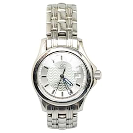 Omega-Relógio Seamaster prata OMEGA quartzo em aço inoxidável-Prata