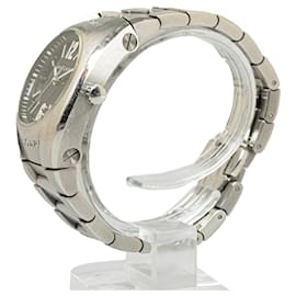 Bulgari-Silver Bvlgari Automatic Stainless Steel Ergon Watch-Silvery