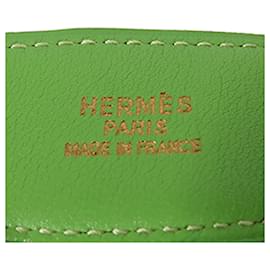 Hermès-Cinto Reversível Hermès Constance Verde-Verde