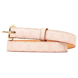 Louis Vuitton-Pink Louis Vuitton X Murakami Monogram Cherry Blossom Centuire Belt-Pink