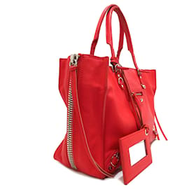Balenciaga-Bolsa Red Balenciaga Mini Papier A6 Zip-Around-Vermelho