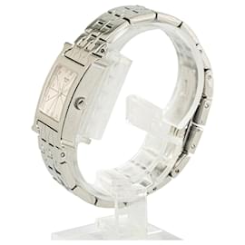 Hermès-Relógio Hermès prata quartzo aço inoxidável Heure H-Prata