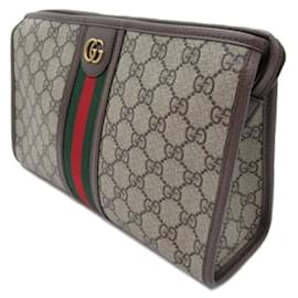 Gucci-Pochette Ophidia Gucci GG Supreme marrone-Marrone