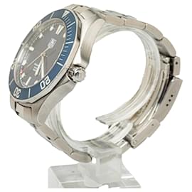 Tag Heuer-Silver Tag Heuer Automatic Stainless Steel Aquaracer Watch-Silvery