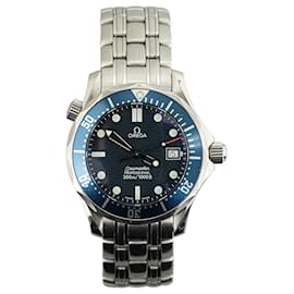 Omega-Relógio profissional Seamaster prata OMEGA quartzo em aço inoxidável-Prata