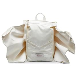 White Givenchy Downtown Bow Backpack White