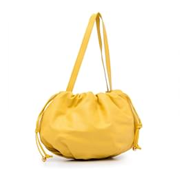 Bottega Veneta-Bolsa Bottega Veneta Média The Bulb Hobo Amarela-Amarelo