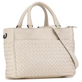 Bottega Veneta-Bolsa Bottega Veneta Intrecciato Bege-Bege