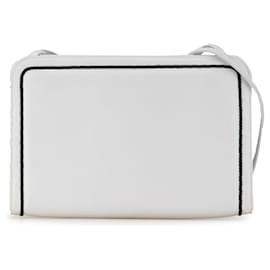 Salvatore Ferragamo-Crossbody em couro Ferragamo branco-Branco