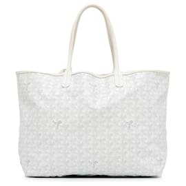 Goyard-Bolsa Tote Goyard Goyardine Saint Louis PM Branco-Branco