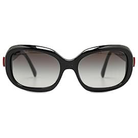 Chanel-Black Chanel CC Bow Sunglasses-Black