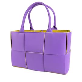 Bottega Veneta-Bolsa Tote Pequena Arco Roxa Bottega Veneta-Roxo