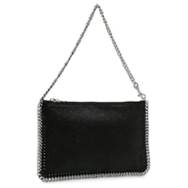 Stella Mc Cartney-Bolsa de Ombro Stella McCartney Falabella Shaggy Deer Preta-Preto