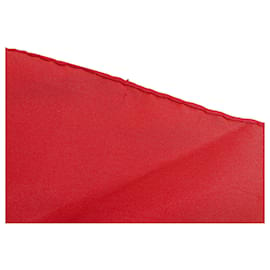 Hermès-Lenço de seda Hermès Hommage vermelho Charles Garnier-Vermelho
