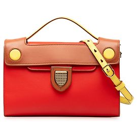 Borsa Diorever Dior Mini in pelle rossa Rosso