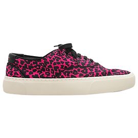 SAINT LAURENT Sneakers T.EU 38 Exotische Leder Pink
