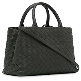 Bottega Veneta-Bolso satchel Intrecciato pequeño de Bottega Veneta gris-Otro