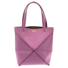 Loewe-Rosafarbene LOEWE Mini-Puzzle-Tasche zum Zusammenfalten-Pink
