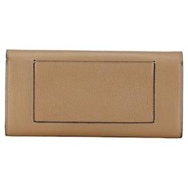 Céline-Grand portefeuille à rabat Céline-Beige