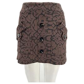Autre Marque-DEVON WINSDOR skirts T.International S Polyester-Brown