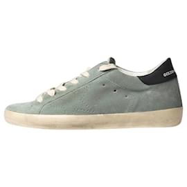 Golden Goose Deluxe Brand-Zapatillas deportivas Superstar de ante azul pizarra - talla UE 37-Azul