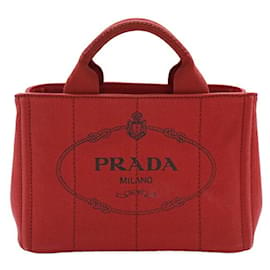 Prada-Prada Canapa-Rot