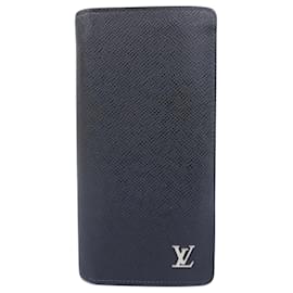 Louis Vuitton-Louis Vuitton Portefeuille Brazza-Marineblau