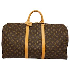 Louis Vuitton-Louis Vuitton Keepall 50-Castaño