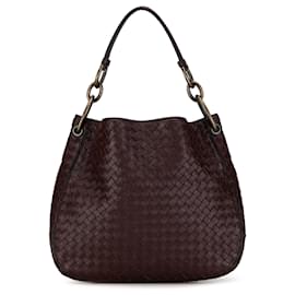 Bottega Veneta-Bottega Veneta Bolso de hombro con asa Intrecciato marrón-Castaño,Marrón oscuro