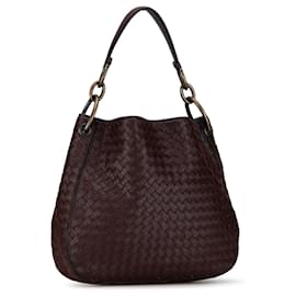 Bottega Veneta-Bottega Veneta Bolso de hombro con asa Intrecciato marrón-Castaño,Marrón oscuro