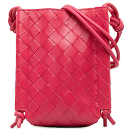 Bottega Veneta-Bottega Veneta Mini Rosa El Nudo-Rosa