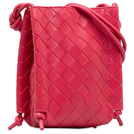 Bottega Veneta-Bottega Veneta Mini Rosa El Nudo-Rosa