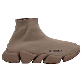 Balenciaga-Zapatillas Balenciaga Speed en Poliéster Beige-Beige