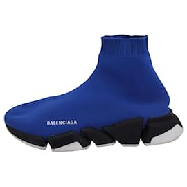 Balenciaga-Zapatillas Balenciaga Speed en Poliéster Azul-Azul