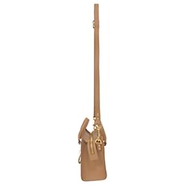 【SOPHIE HULME】 BROWN×gold ショルダー BOX BAG Sophie Hulme On New Store & Personalisation Service