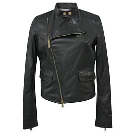 Dsquared2 Biker Jacket in Black Leather Black