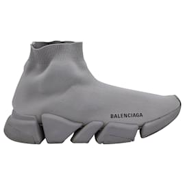 Balenciaga-Zapatillas Balenciaga Speed en Poliéster Gris-Gris