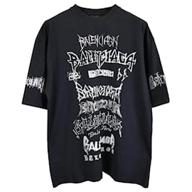 Balenciaga-Balenciaga DIY Metal T-shirt em algodão preto-Outro