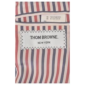 Thom Browne-Thom Browne Chaqueta tejida de pata de gallo en lana negra-Negro