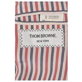 Thom Browne Houndstooth Woven Jacket in Black Wool Black
