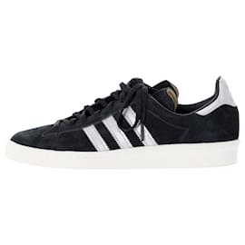 Autre Marque-Adidas Originals Campus Baskets des années 80 en daim noir-Noir