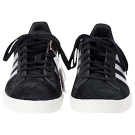 Autre Marque-Adidas Originals Campus Baskets des années 80 en daim noir-Noir