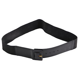 Cinto Yves Saint Laurent em couro preto Preto