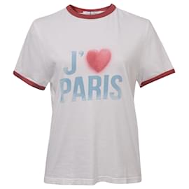 Dior-Camiseta Dior Alphabet Love de manga corta de algodón blanco-Blanco