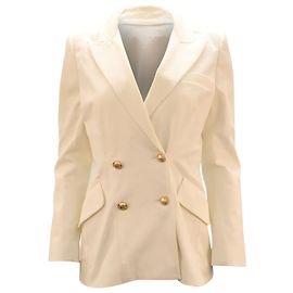 Autre Marque Derek Lam 10 Crosby Blazer Rodeo en algodón blanco Blanco Crudo
